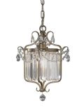 Gia Gilded Silver Crystal Chandelier